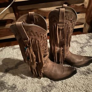 Ariat fringe boot